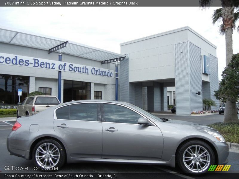 Platinum Graphite Metallic / Graphite Black 2007 Infiniti G 35 S Sport Sedan