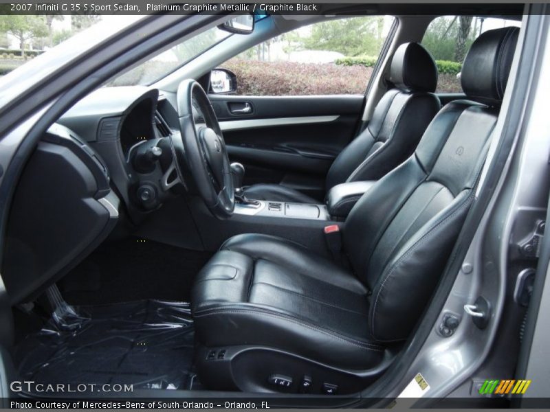 Platinum Graphite Metallic / Graphite Black 2007 Infiniti G 35 S Sport Sedan