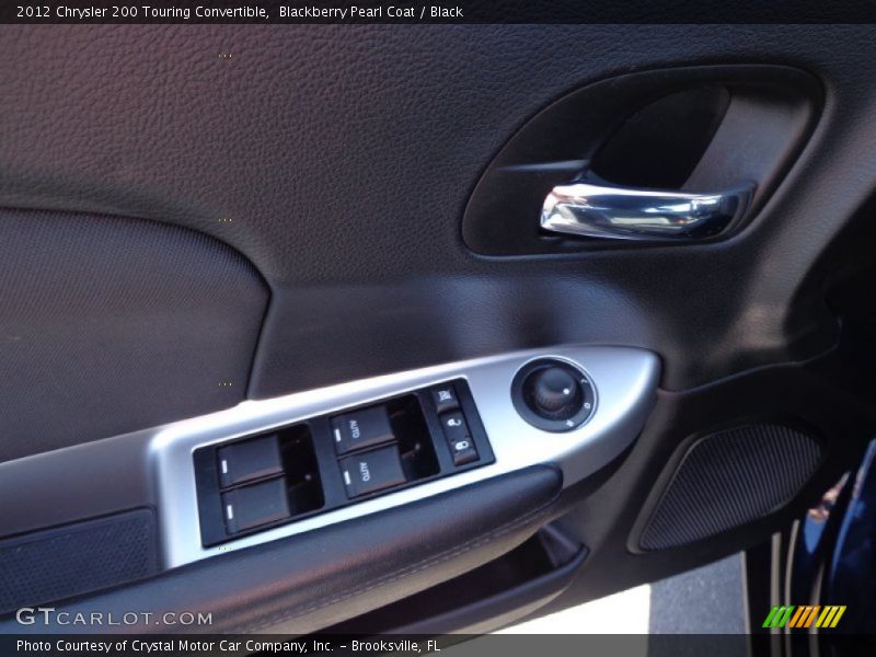 Blackberry Pearl Coat / Black 2012 Chrysler 200 Touring Convertible
