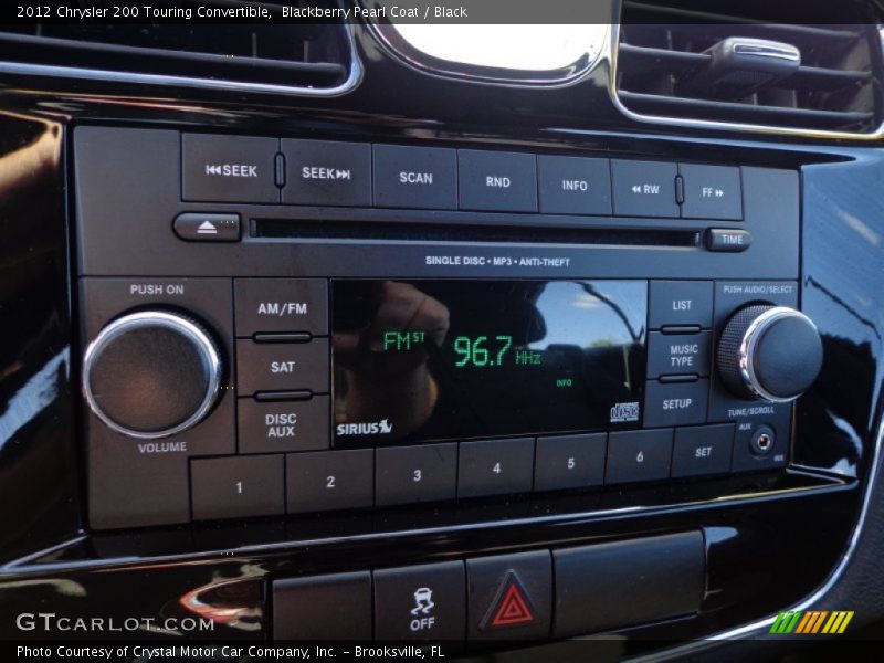 Audio System of 2012 200 Touring Convertible