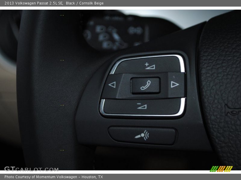 Black / Cornsilk Beige 2013 Volkswagen Passat 2.5L SE