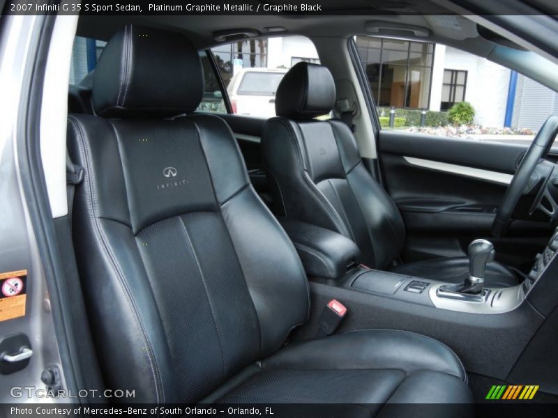 Platinum Graphite Metallic / Graphite Black 2007 Infiniti G 35 S Sport Sedan