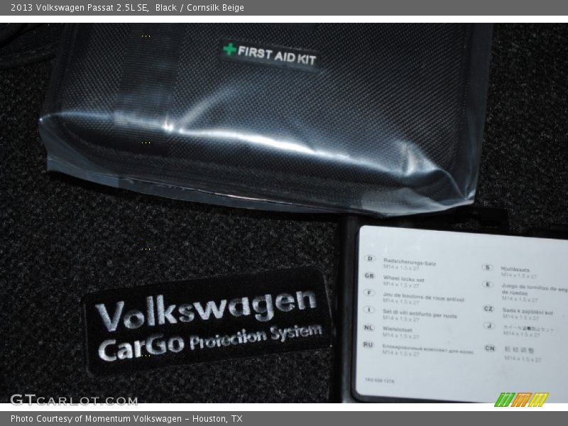 Black / Cornsilk Beige 2013 Volkswagen Passat 2.5L SE