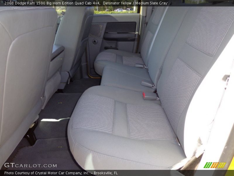 Detonator Yellow / Medium Slate Gray 2008 Dodge Ram 1500 Big Horn Edition Quad Cab 4x4