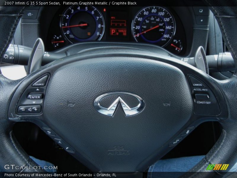 Platinum Graphite Metallic / Graphite Black 2007 Infiniti G 35 S Sport Sedan