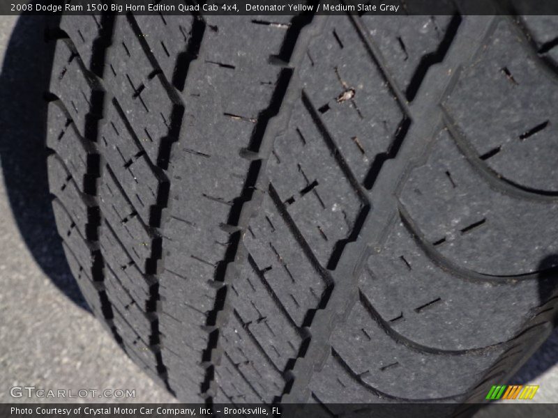 Detonator Yellow / Medium Slate Gray 2008 Dodge Ram 1500 Big Horn Edition Quad Cab 4x4