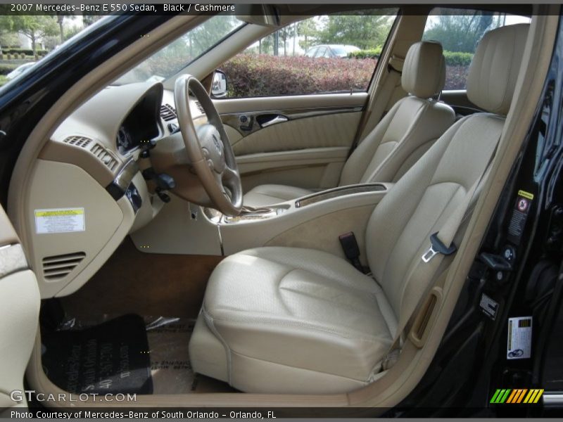  2007 E 550 Sedan Cashmere Interior