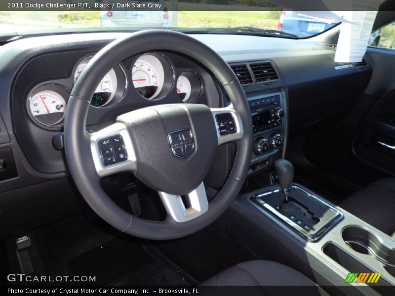 Black / Dark Slate Gray 2011 Dodge Challenger R/T