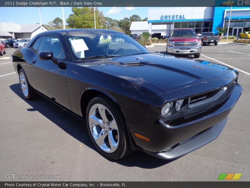 Black / Dark Slate Gray 2011 Dodge Challenger R/T