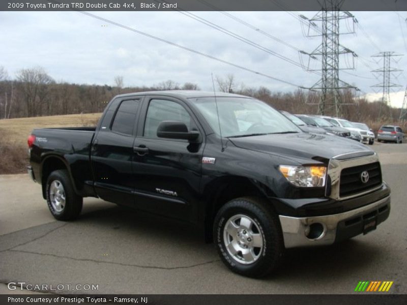 Black / Sand 2009 Toyota Tundra TRD Double Cab 4x4