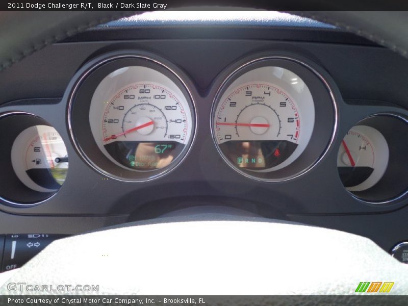 Black / Dark Slate Gray 2011 Dodge Challenger R/T
