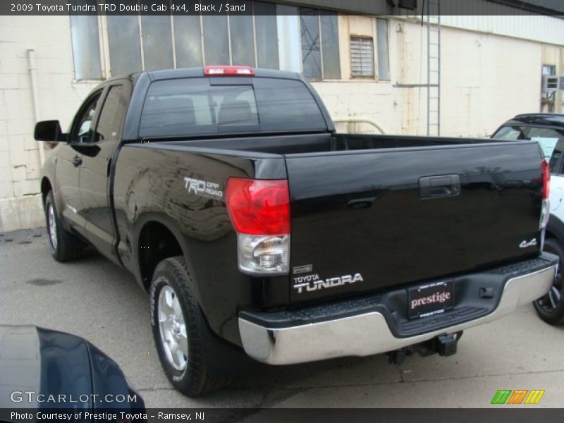 Black / Sand 2009 Toyota Tundra TRD Double Cab 4x4
