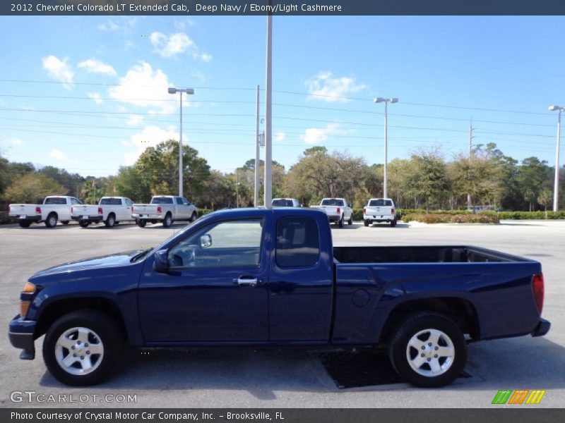 Deep Navy / Ebony/Light Cashmere 2012 Chevrolet Colorado LT Extended Cab
