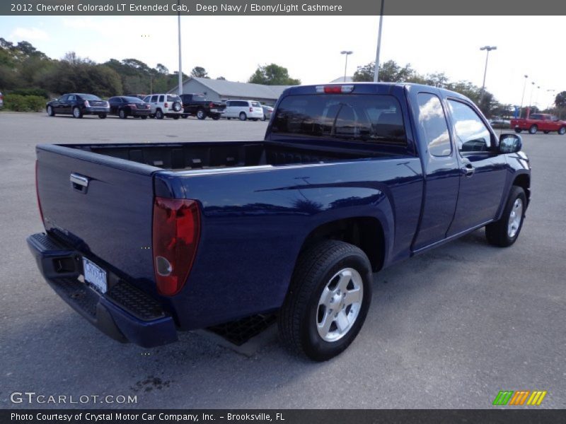 Deep Navy / Ebony/Light Cashmere 2012 Chevrolet Colorado LT Extended Cab
