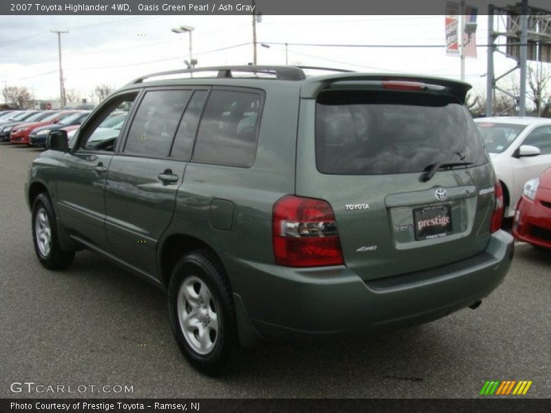 Oasis Green Pearl / Ash Gray 2007 Toyota Highlander 4WD