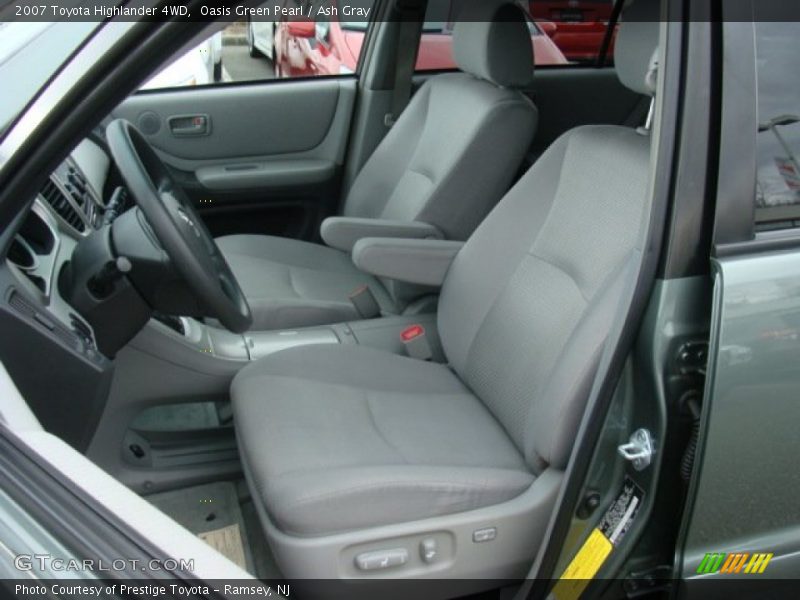 Oasis Green Pearl / Ash Gray 2007 Toyota Highlander 4WD