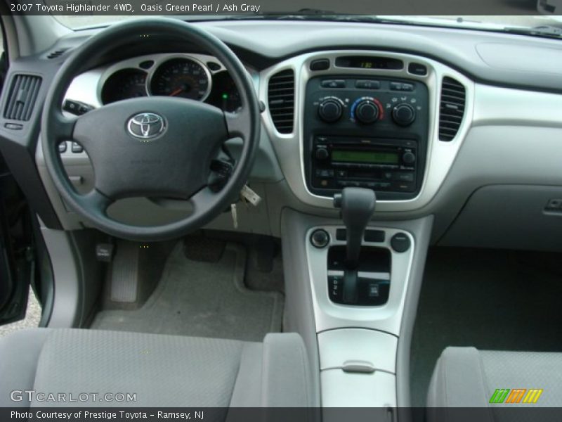 Oasis Green Pearl / Ash Gray 2007 Toyota Highlander 4WD