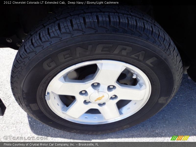 Deep Navy / Ebony/Light Cashmere 2012 Chevrolet Colorado LT Extended Cab