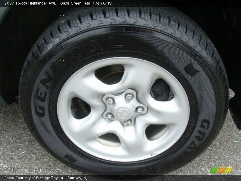 Oasis Green Pearl / Ash Gray 2007 Toyota Highlander 4WD