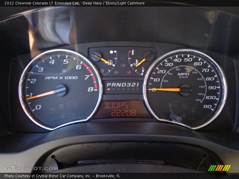Deep Navy / Ebony/Light Cashmere 2012 Chevrolet Colorado LT Extended Cab