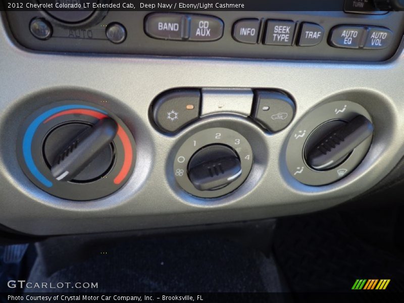 Deep Navy / Ebony/Light Cashmere 2012 Chevrolet Colorado LT Extended Cab