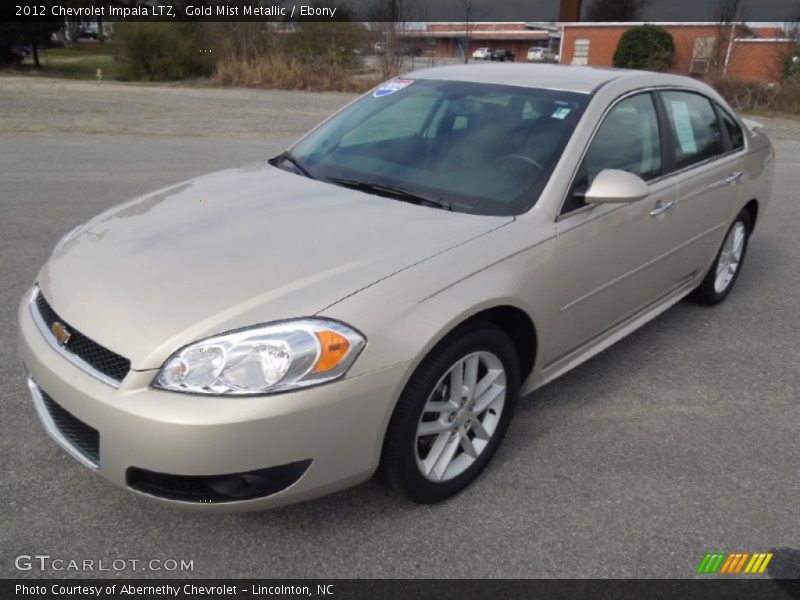 Gold Mist Metallic / Ebony 2012 Chevrolet Impala LTZ