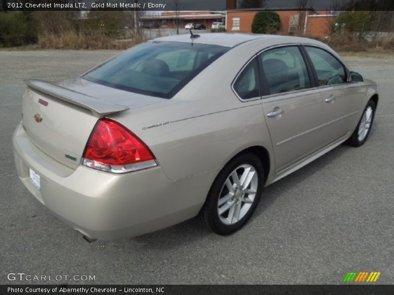 Gold Mist Metallic / Ebony 2012 Chevrolet Impala LTZ