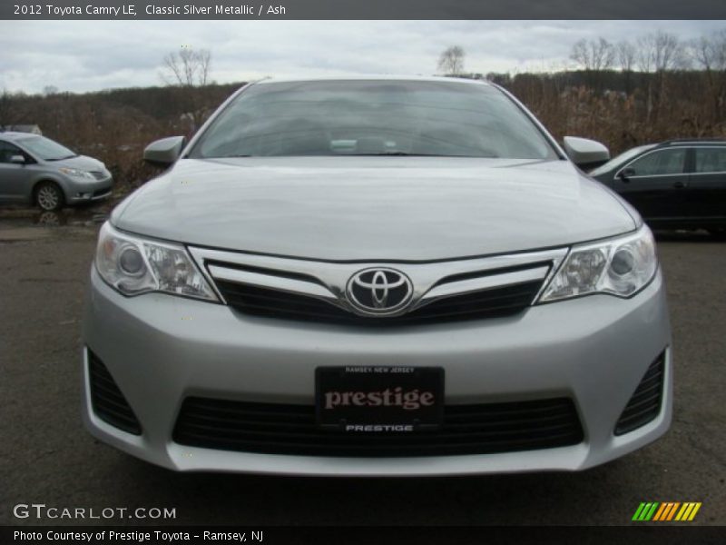 Classic Silver Metallic / Ash 2012 Toyota Camry LE