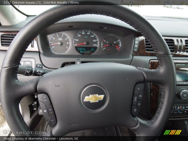 Gold Mist Metallic / Ebony 2012 Chevrolet Impala LTZ