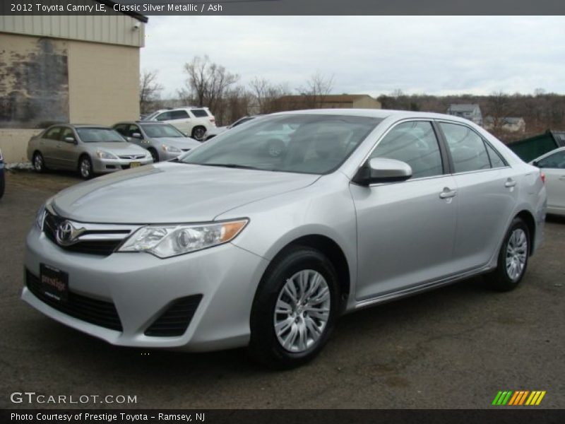 Classic Silver Metallic / Ash 2012 Toyota Camry LE