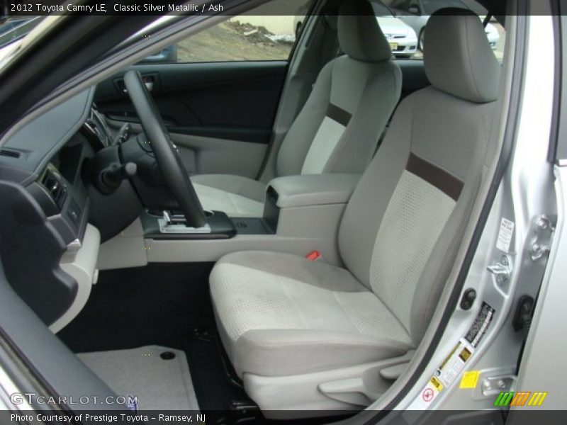 Classic Silver Metallic / Ash 2012 Toyota Camry LE