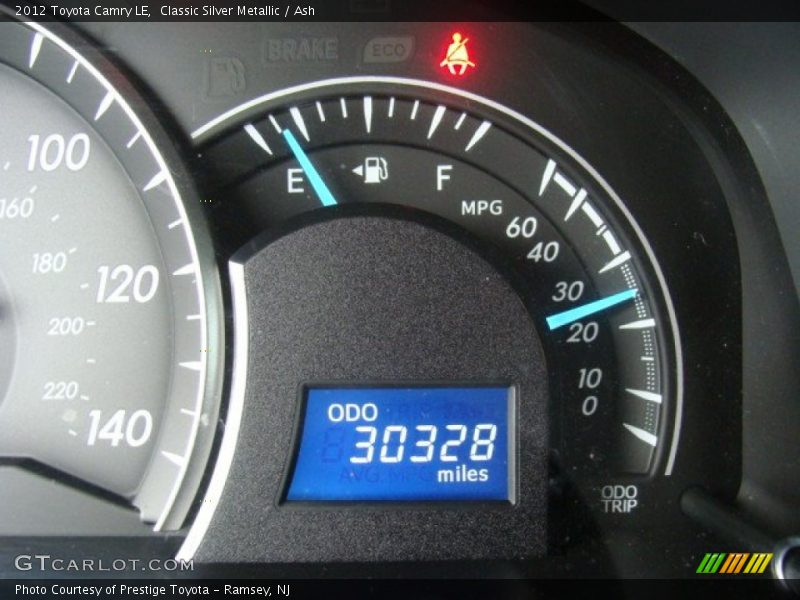 Classic Silver Metallic / Ash 2012 Toyota Camry LE