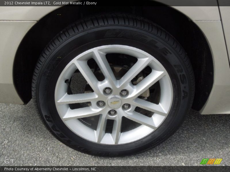 Gold Mist Metallic / Ebony 2012 Chevrolet Impala LTZ