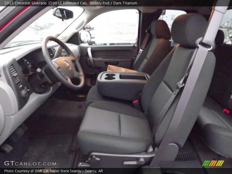Victory Red / Dark Titanium 2013 Chevrolet Silverado 1500 LS Extended Cab