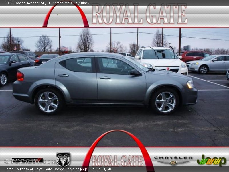 Tungsten Metallic / Black 2012 Dodge Avenger SE