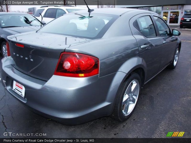 Tungsten Metallic / Black 2012 Dodge Avenger SE