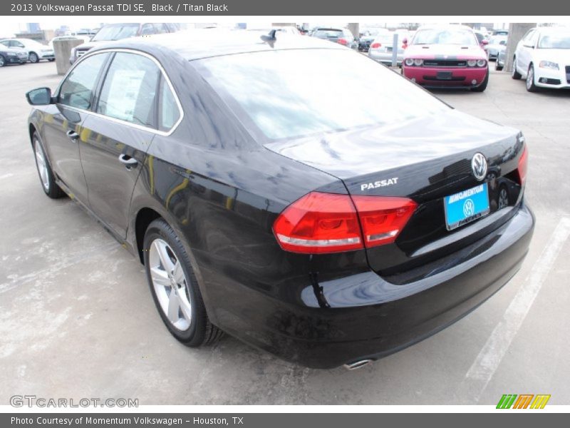 Black / Titan Black 2013 Volkswagen Passat TDI SE