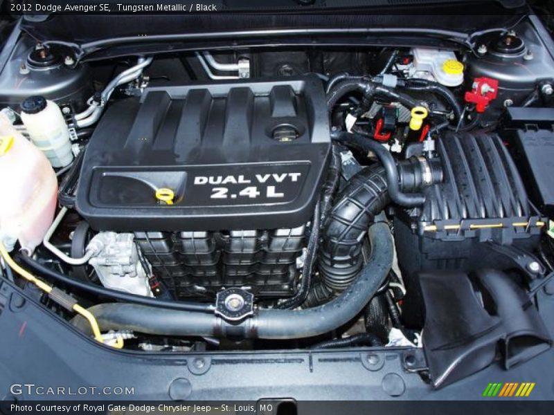 Tungsten Metallic / Black 2012 Dodge Avenger SE
