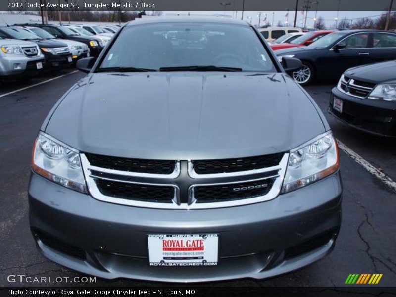 Tungsten Metallic / Black 2012 Dodge Avenger SE
