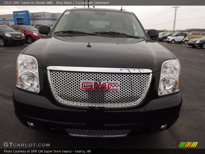 Onyx Black / Cocoa/Light Cashmere 2013 GMC Yukon XL Denali AWD
