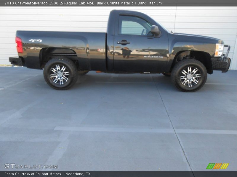 Black Granite Metallic / Dark Titanium 2010 Chevrolet Silverado 1500 LS Regular Cab 4x4