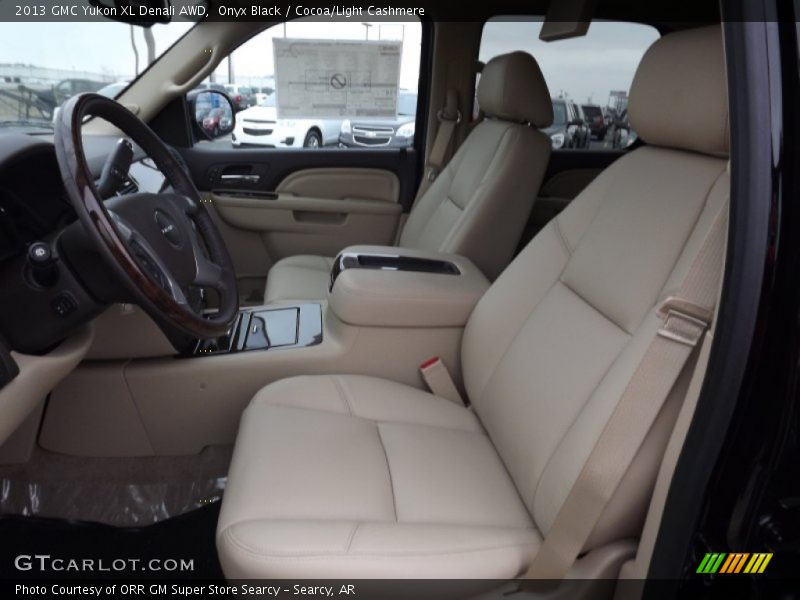 Onyx Black / Cocoa/Light Cashmere 2013 GMC Yukon XL Denali AWD