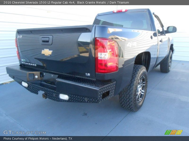 Black Granite Metallic / Dark Titanium 2010 Chevrolet Silverado 1500 LS Regular Cab 4x4