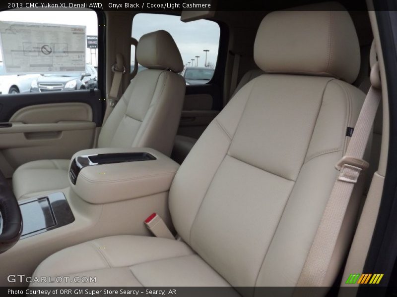 Onyx Black / Cocoa/Light Cashmere 2013 GMC Yukon XL Denali AWD