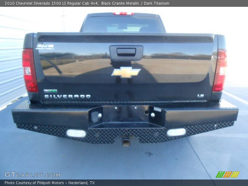 Black Granite Metallic / Dark Titanium 2010 Chevrolet Silverado 1500 LS Regular Cab 4x4
