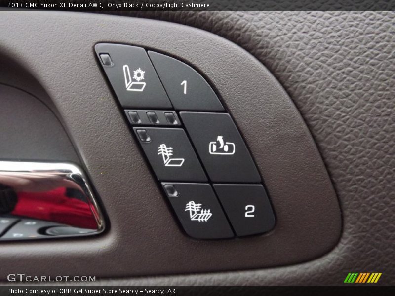 Onyx Black / Cocoa/Light Cashmere 2013 GMC Yukon XL Denali AWD