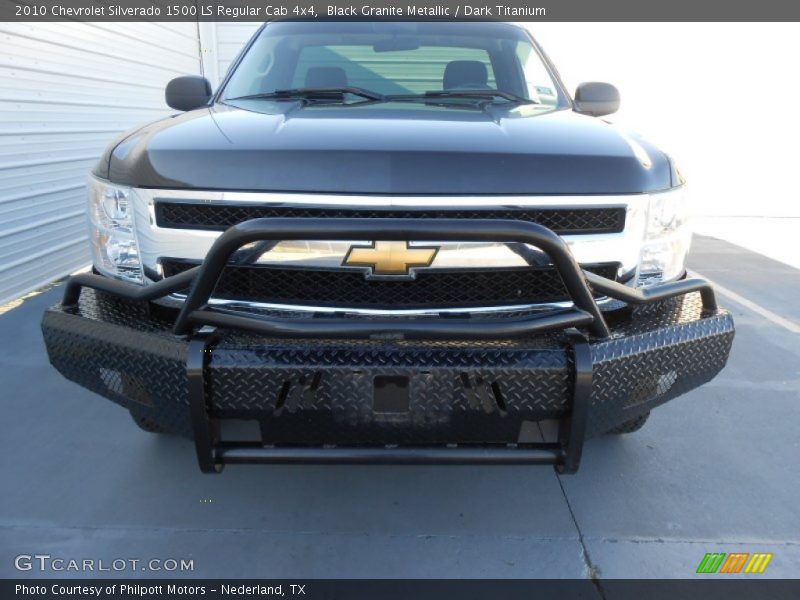 Black Granite Metallic / Dark Titanium 2010 Chevrolet Silverado 1500 LS Regular Cab 4x4