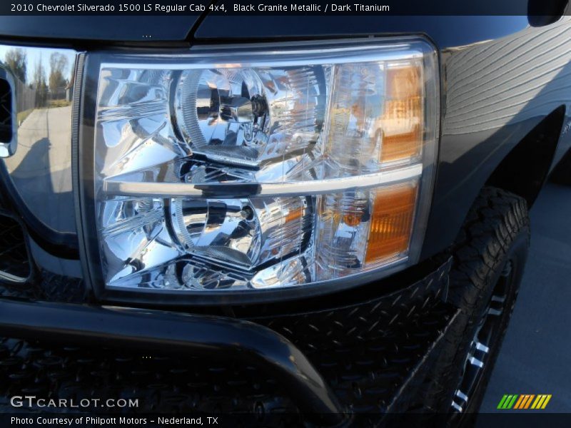 Black Granite Metallic / Dark Titanium 2010 Chevrolet Silverado 1500 LS Regular Cab 4x4
