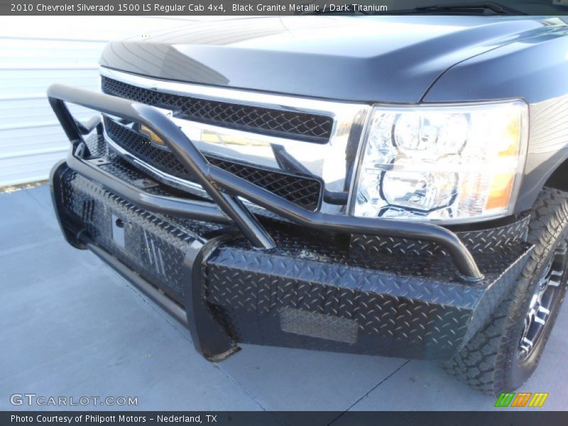 Black Granite Metallic / Dark Titanium 2010 Chevrolet Silverado 1500 LS Regular Cab 4x4