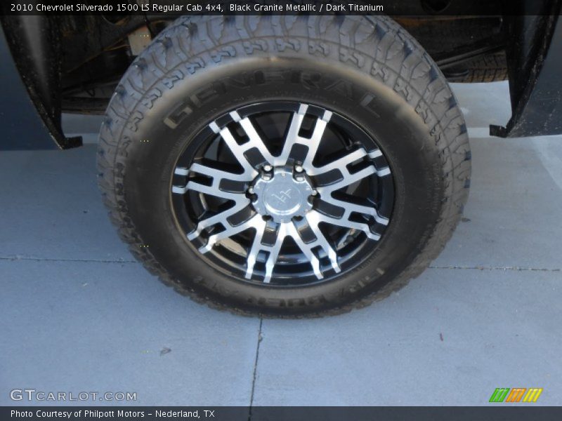 Black Granite Metallic / Dark Titanium 2010 Chevrolet Silverado 1500 LS Regular Cab 4x4